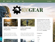 Tablet Screenshot of bentgear.com